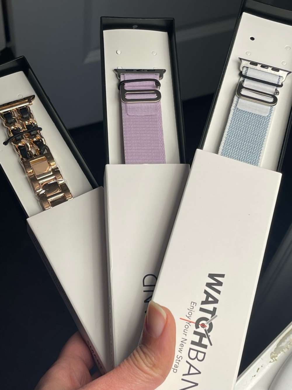 Lilac Alpine Loop Strap/Band for Apple Watch cases: 44-49mm